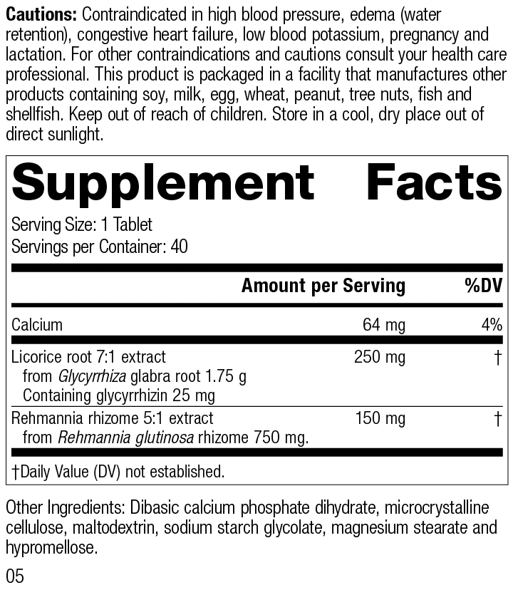 Standard Process Adrenal Complex 40CT
