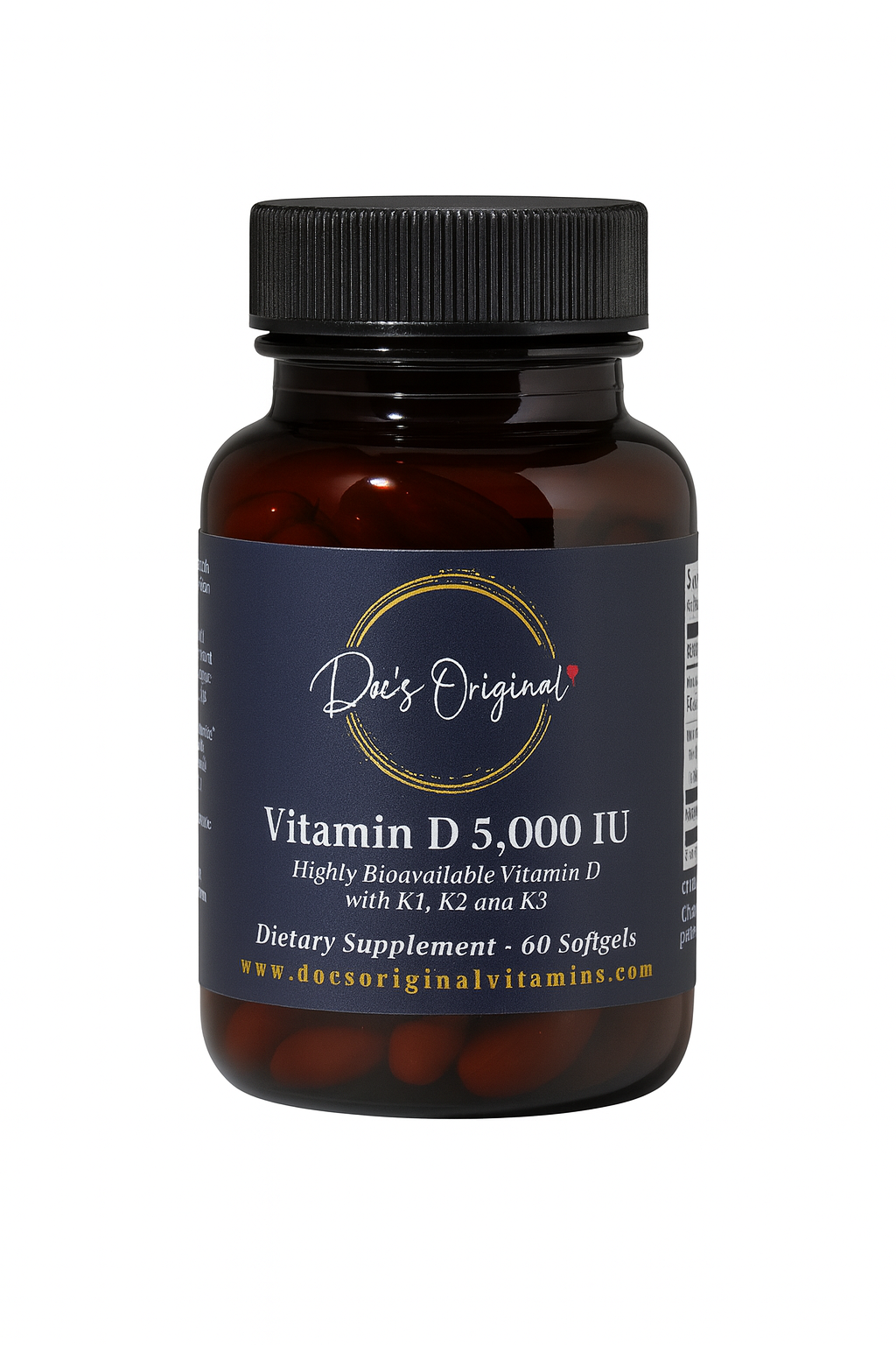 Doc’s Original Vitamin D3 + K2 5000 IU