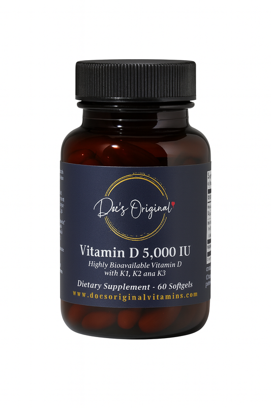 Doc’s Original Vitamin D3 + K2 5000 IU