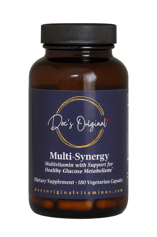 Doc’s Original Multi‑Synergy – Complete Multivitamin with Glucose‑Support Nutrients