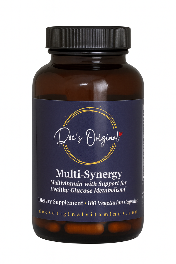 Doc’s Original Multi‑Synergy – Complete Multivitamin with Glucose‑Support Nutrients